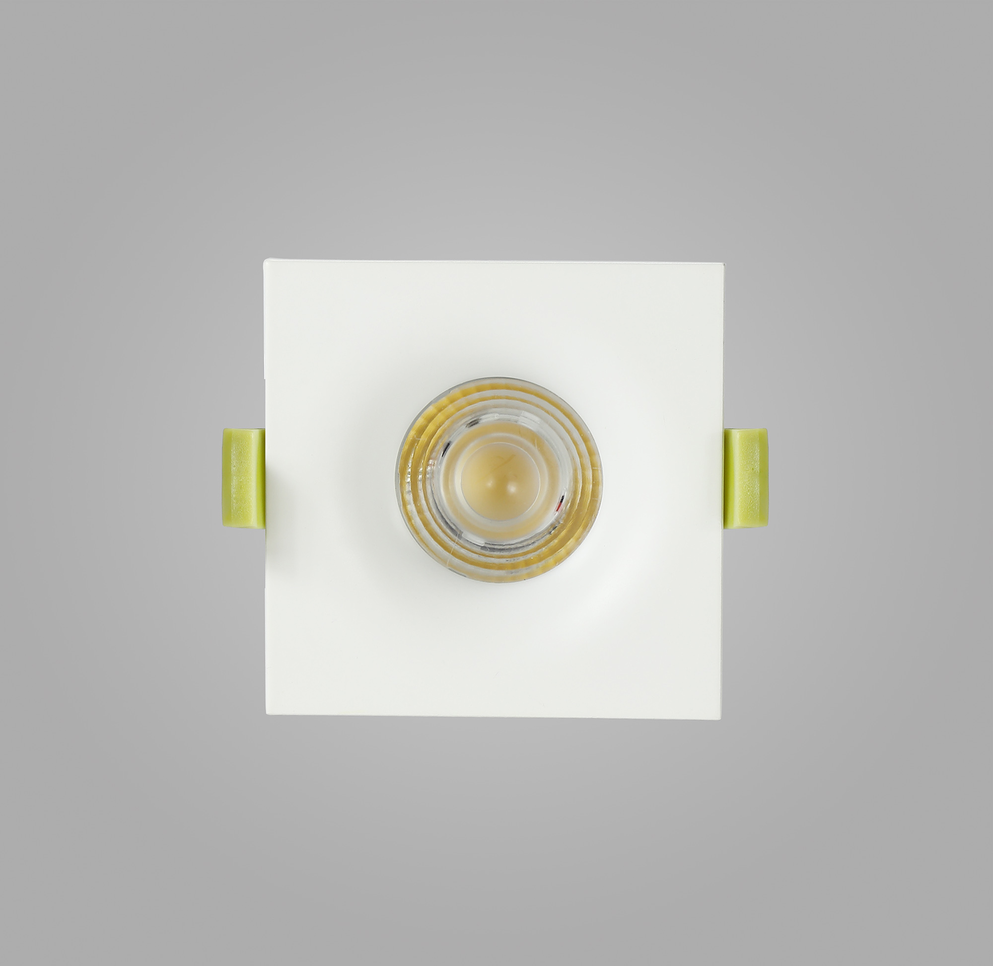 Bruve 10 Tridonic Powered 10W 4000K 820lm 12° CRI>90 LED Engine Matt White Fixed Square Recessed Downlight, Inner Glass cover, IP65 DM200823  Dlux Bruve SQ 10 IP65
